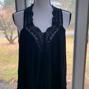 Betsey Johnson crochet sleepwear tank top